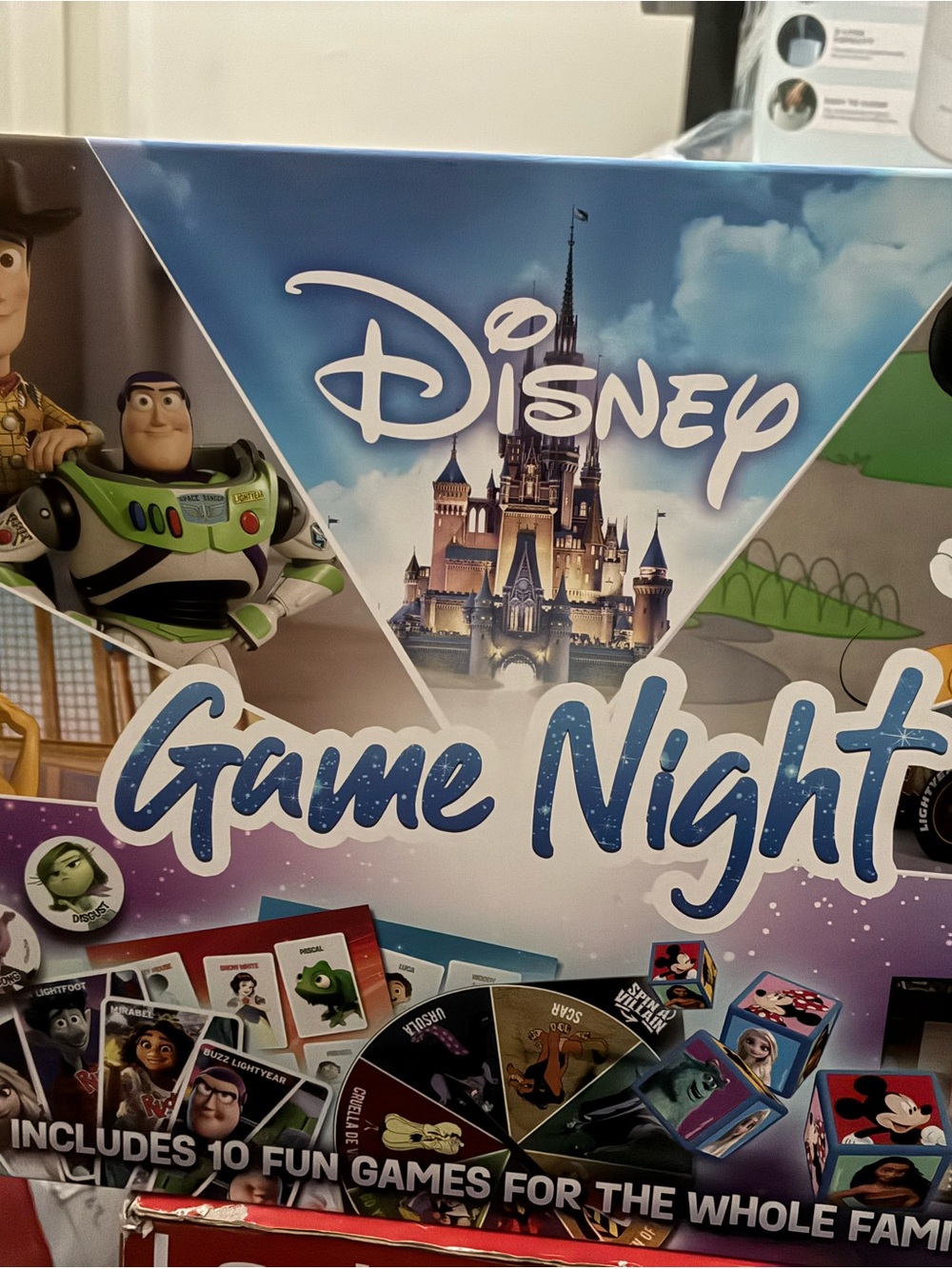 Disney Game Night Party Game - Blue, Green, Purple